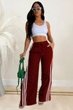 Jamesina Stripe Side Statement Palazzo Pants