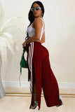 Jamesina Stripe Side Statement Palazzo Pants