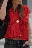 MeMe Chunky Knit Sweater Vest