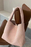 Woven Tote Handbag-Match Underarm Bag with Purse