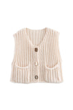 MeMe Chunky Knit Sweater Vest