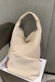 Woven Tote Handbag-Match Underarm Bag with Purse