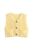 MeMe Chunky Knit Sweater Vest