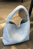 Woven Tote Handbag-Match Underarm Bag with Purse