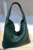 Woven Tote Handbag-Match Underarm Bag with Purse