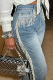 "Diamonds & Pearls" Jeans