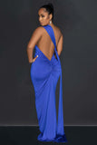 Open Back "O" Ring Trail Maxi Dress