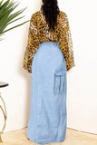 VIVIAN Denim Maxi Skirt