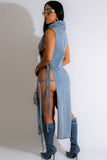 I See You Denim Maxi Dress