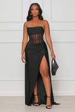 Your Temptation Strapless Maxi Dress